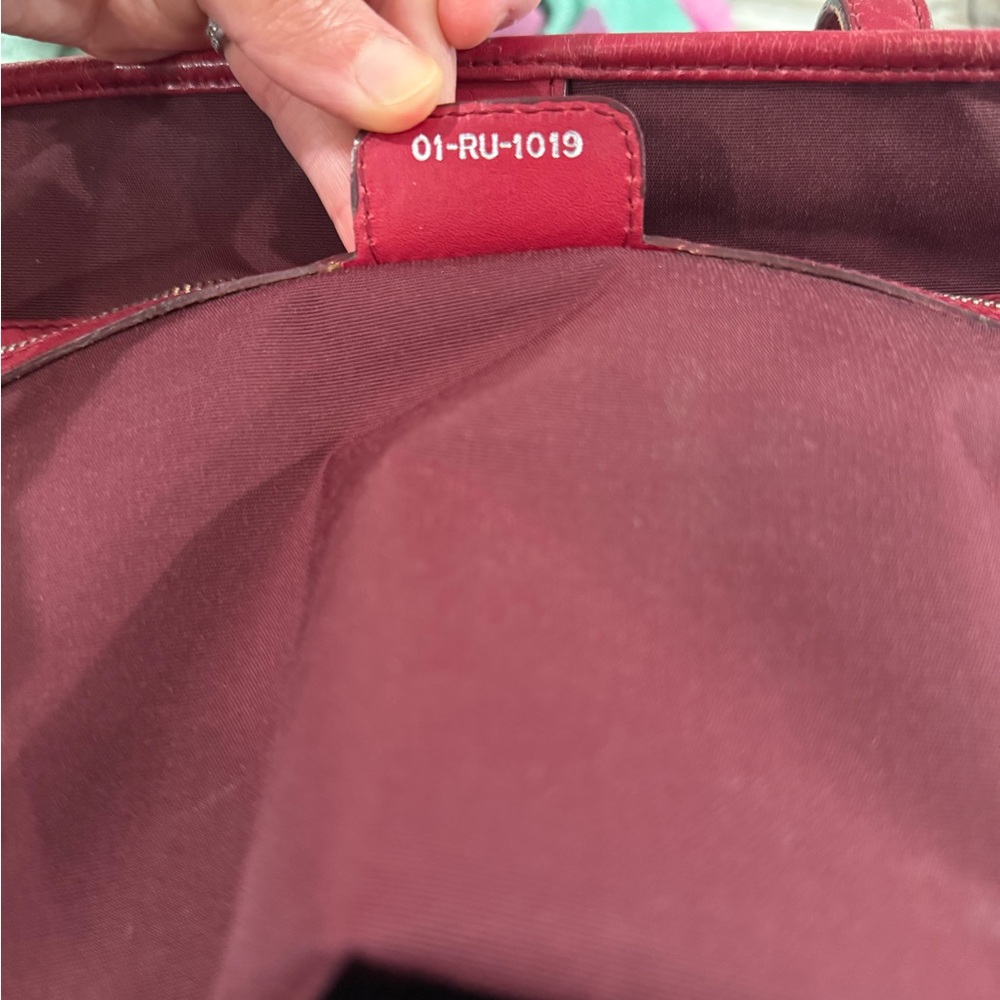 STUNNING EUC Dior Red cannage Quilted Lady Dior with signature charm - Picture 6 of 11